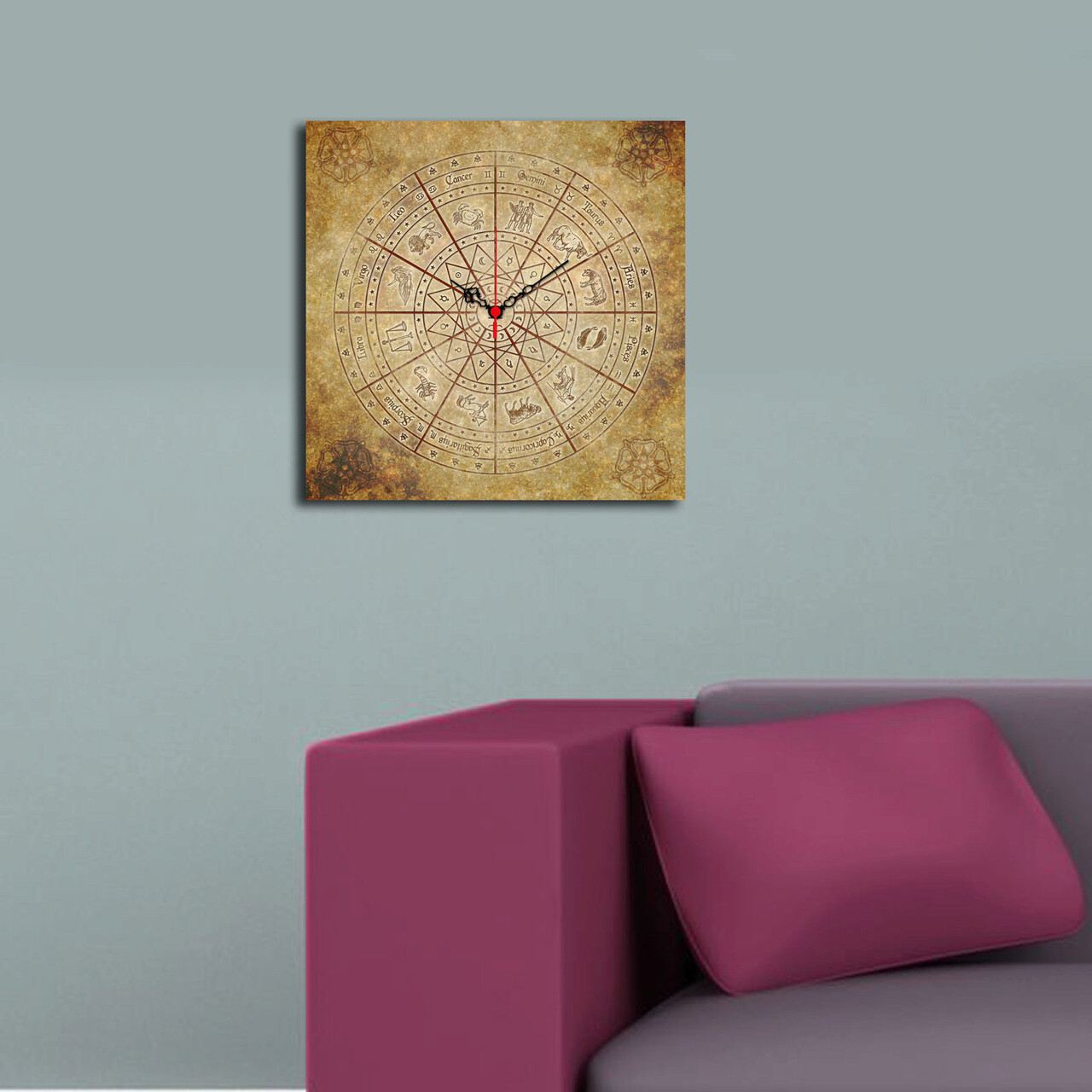 Ceas de perete, Msk-31, Dimensiune: 40 x 40 cm, Multicolor - imagine 3